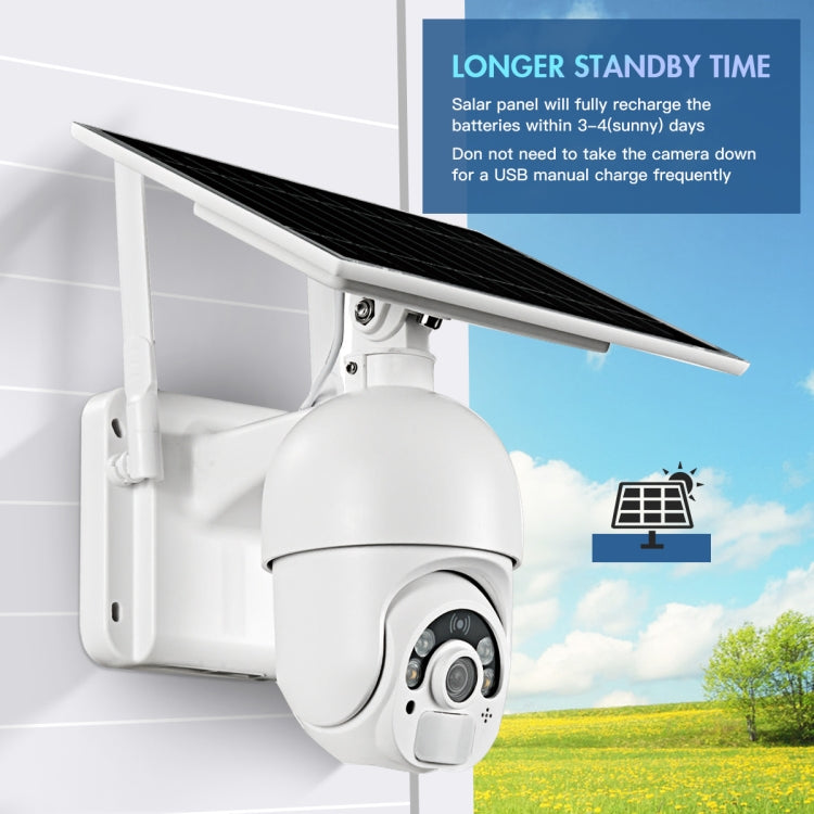 T22 1080P Full HD Solar Powered WiFi Camera, Support PIR Alarm, Night Vision, Two Way Audio, TF Card, 2.4G WiFi T22 1080P Full HD Solar Powered WiFi Camera, Support PIR Alarm, Night Vision, Two Way Audio, TF Card, 2.4G WiFi